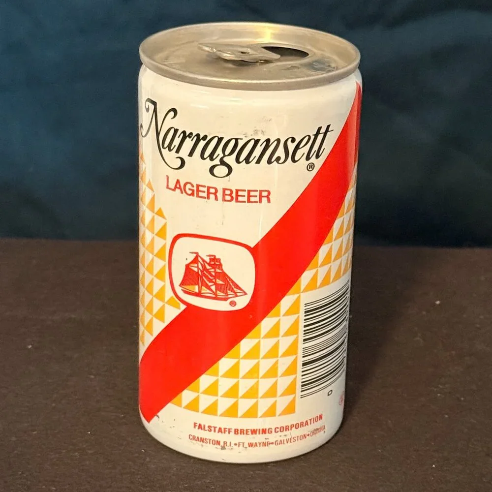 Narragansett Lager vintage beer can